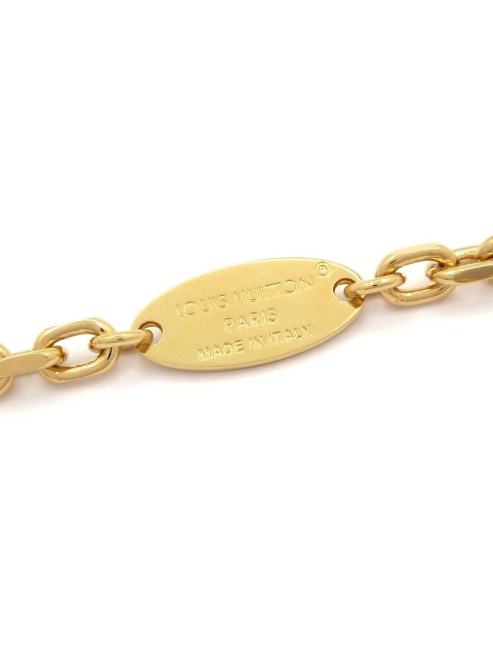 Louis Vuitton Necklace LV Signet Gold - Picture 5 of 6